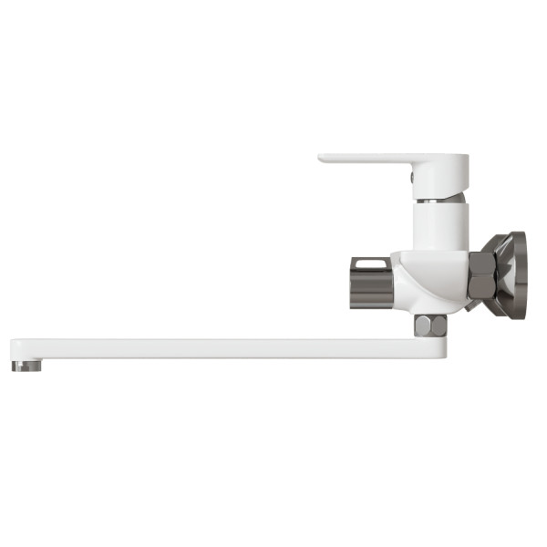 Смеситель для ванны и раковины 35k MIXLINE ML33-02 "City White" (552275)