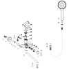 Смеситель для ванны и душа Fmark (FS8824C)