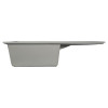 Мойка MIXLINE МЛ-ГМС107 (ML-GMS107) СТАНДАРТ с крылом, темно-серый (309), 770*493*190мм (558131)