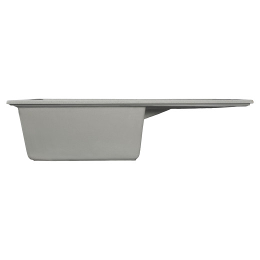 Мойка MIXLINE МЛ-ГМС107 (ML-GMS107) СТАНДАРТ с крылом, темно-серый (309), 770*493*190мм (558131)