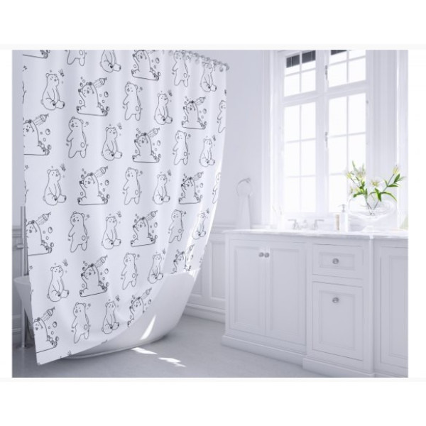 Шторка для ванной Fixsen Teddy Wash (FX-1505)