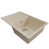 Мойка MIXLINE ML-GM19 с крылом бежевая (328) 750*500*200мм NEW (551985)