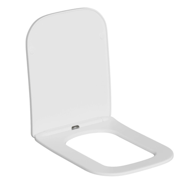 Сиденье для унитаза WAVE ЭГО дюропласт, микролифт, БЕЛЫЙ (557192)