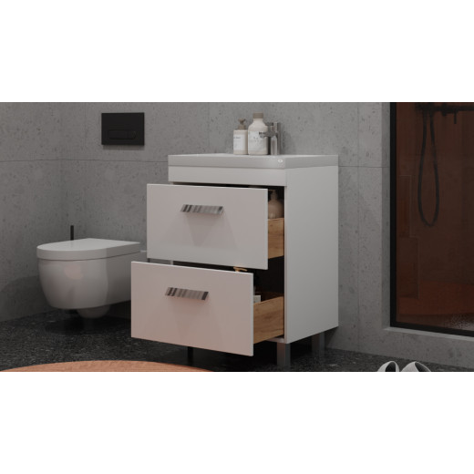 Тумба напольная Velvex Orlando 60 белый матовый под умывальник rkCla.60-81 (Classica 60) (tn.ORL.CLA.60.2Y белый матовый)