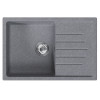 Мойка MIXLINE ML-GM19 с крылом графит (342) 750*495*200мм NEW (551988)