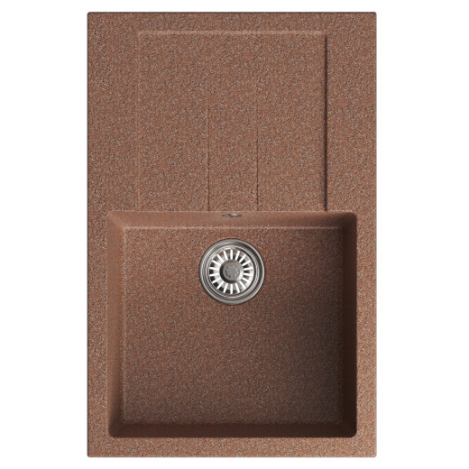 Мойка MIXLINE ML-GM31 с крылом  терракотовая (307) 770*500*190мм NEW (552188)