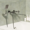 Смеситель для ванны и раковины MIXLINE ML37-032 "Cross" 1/2 кер. (553895)