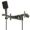 Смеситель для ванны и раковины MIXLINE ML38-02 "Graphite" 1/2 кер. графит (553898)