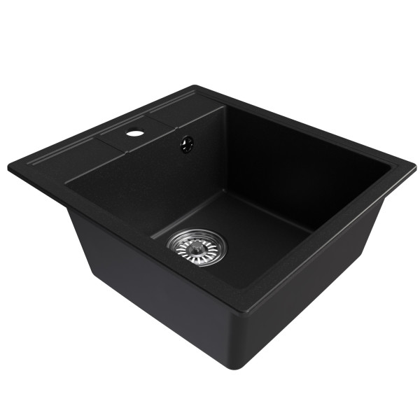 Мойка MIXLINE ML-GM28 ультра-черная (344) 450*500*190мм NEW (552185)