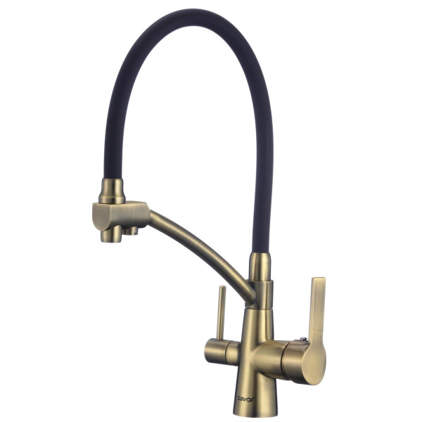 Смеситель для мойки бронзовый под фильтр Savol (S-L1805C-01)