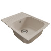 Мойка MIXLINE ML-GM18 с крылом белая (331) 640*490*190мм NEW (551974)