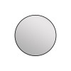 Зеркало Cersanit ECLIPSE smart 90x90 с подсветкой круглое в черной рамке (64148)