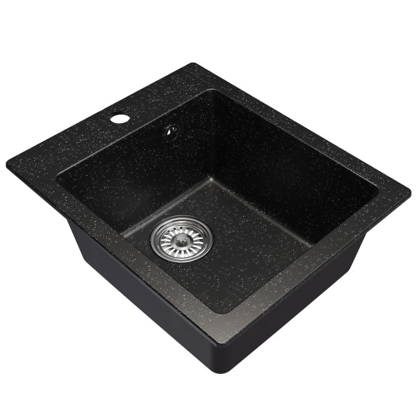 Мойка MIXLINE ML-GM14 черная (308) 420*500*190мм NEW (551902)