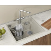 Кухонная мойка GRANULA KITCHEN SPACE RINZER кварц (5807R, КРЕМАН)