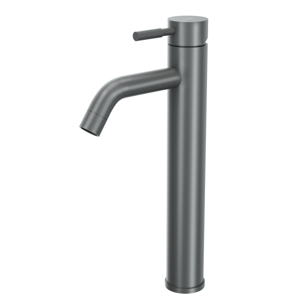Смеситель для умывальника высокий RUSH Мелос (Melos) (SUS1101-12Grey)