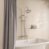 Душевая система IDDIS Виндзор (Windsor) с тропическим, ручным душем и изливом, хром глянцевый (WINSB3Fi06)