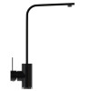 Смеситель для кухни MIXLINE ML-GS14 35к (308) черный высок. излив (550679)
