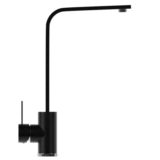 Смеситель для кухни MIXLINE ML-GS14 35к (308) черный высок. излив (550679)