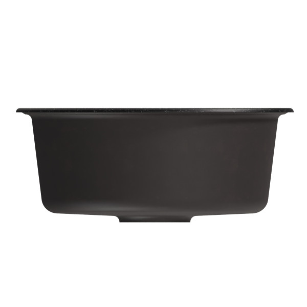 Мойка MIXLINE ML-GM09 круглая, черная (308), 510 мм (глуб. чаши 190) NEW (551797)