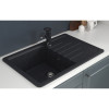 Мойка MIXLINE ML-GMS07 СТАНДАРТ с крылом, черный, 750*495*190мм (551115)