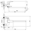 Смеситель для ванны Lemark Shift (LM4317C)