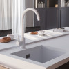Смеситель для кухни MIXLINE ML-GS15 35к (341) молоко высок. излив (550694)