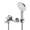 Смеситель DECOROOM DR27 для ванны с монолитным изливом (DR27036)