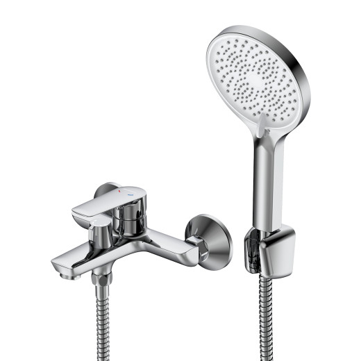Смеситель DECOROOM DR27 для ванны с монолитным изливом (DR27036)