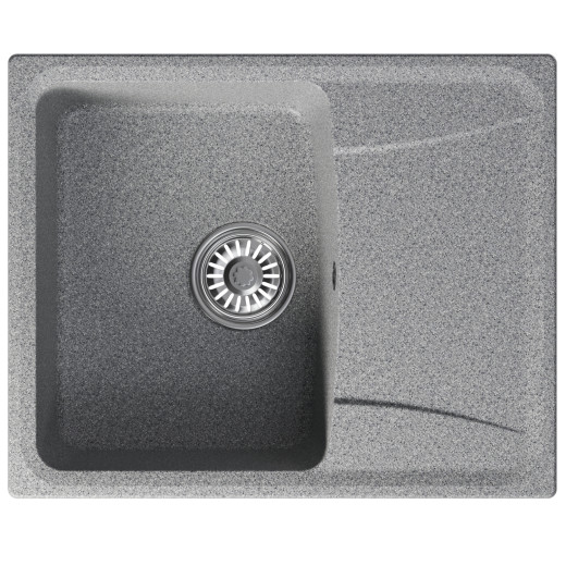 Мойка MIXLINE ML-GM26 С КРЫЛОМ, ТЕМНО-СЕРАЯ (309), 580*470*190ММ (552078)
