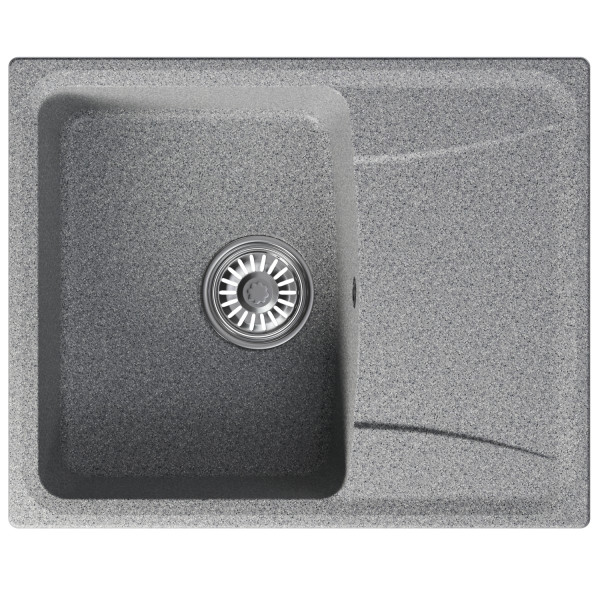 Мойка MIXLINE ML-GM26 С КРЫЛОМ, ТЕМНО-СЕРАЯ (309), 580*470*190ММ (552078)