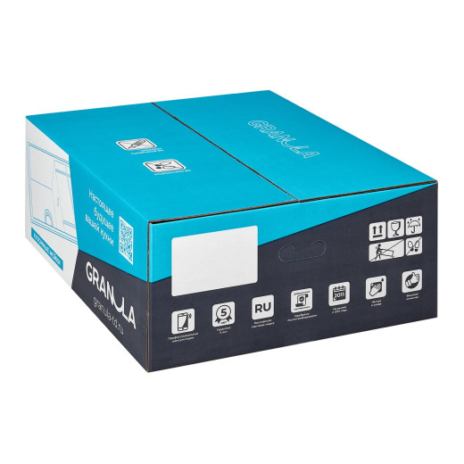 Кухонная мойка GRANULA (5551, АРКТИК)