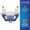 Комплект CERSANIT CARINA XL DPL EO slim инсталляция AQUA 40 SMART M кнопка CORNER пластик хром глянцевый (69310)