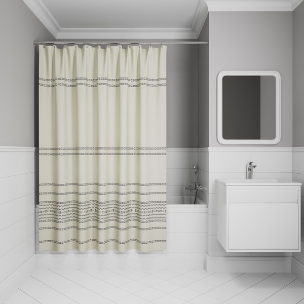 Штора для ванной IDDIS Base 200x240 см, Полиэстер (BD01P24i11)
