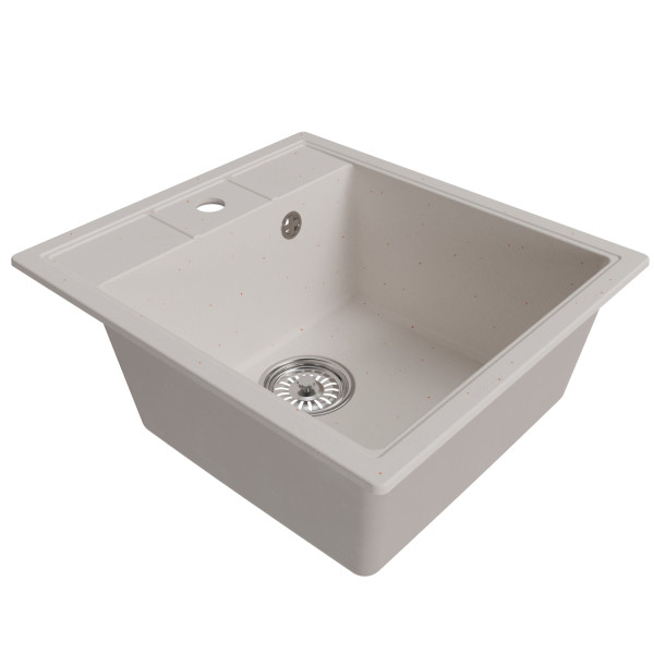 Мойка MIXLINE ML-GM28 белая (331) 450*500*190мм NEW (552181)