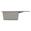 Мойка MIXLINE МЛ-ГМС115 (ML-GMS115) СТАНДАРТ с крылом, темно-серый (309), 645*505*190мм (558113)