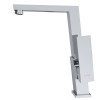 Смеситель для кухни 25k MIXLINE ML20-032 "Quadro" высокий излив боковая ручка (550737)