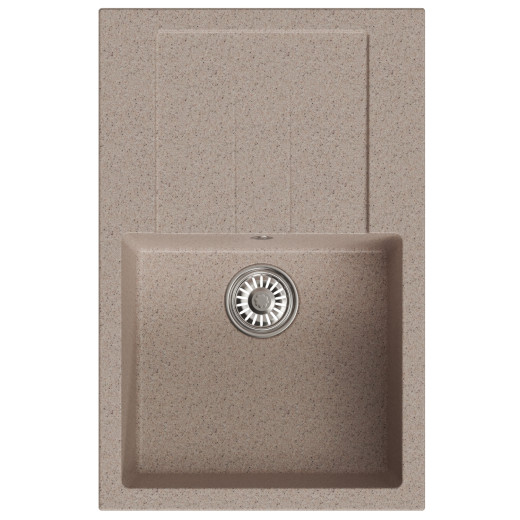Мойка MIXLINE ML-GM31 с крылом  песочная (302) 770*500*190мм NEW (552187)