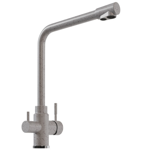 Смеситель для кухни MIXLINE ML-GS13 35к (328) бежевый с вых. для питьевого фильтра (550670)