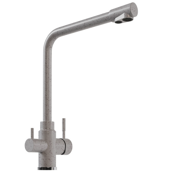 Смеситель для кухни MIXLINE ML-GS13 35к (328) бежевый с вых. для питьевого фильтра (550670)
