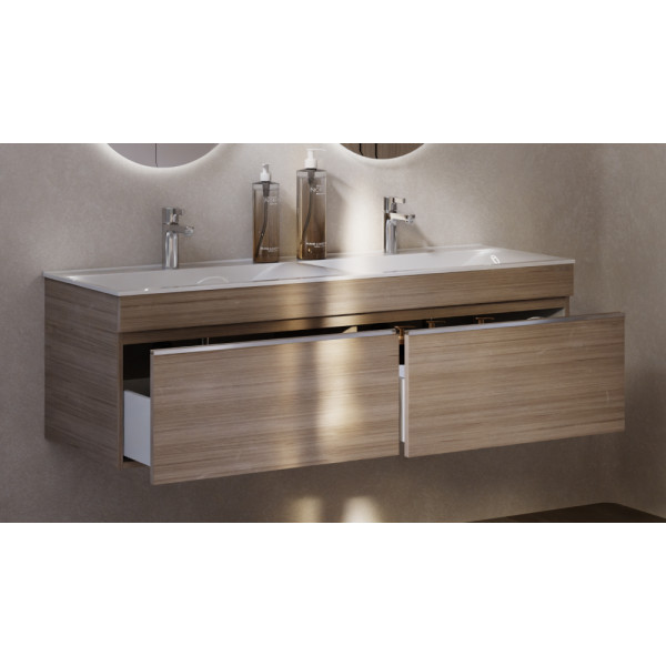 Тумба подвесная Velvex Pulsus 140 дуб сонома под раковину rkPUL.140-81 (Pulsus) (tp.PUL.PUL.140.2Y дуб сонома)