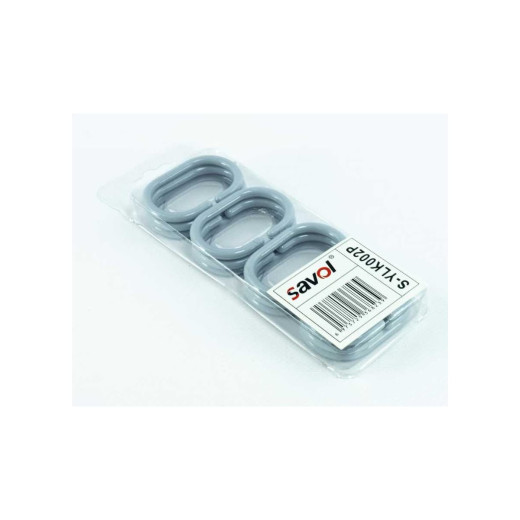 Кольца для шторы в ванную Savol (S-YLK002P)