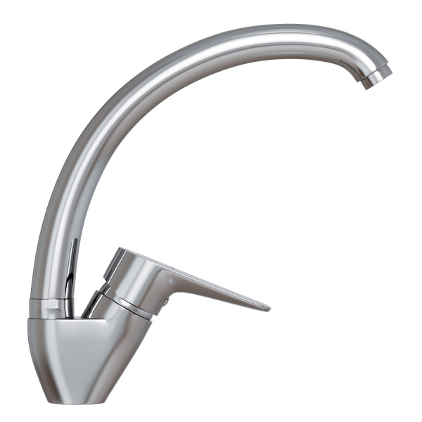 Смеситель для кухни 35k MIXLINE МЛ14-031(ML14-031)выс.излив б/отв боковая п/гайку (без подводки) (556611)
