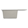 Мойка MIXLINE МЛ-ГМС103 (ML-GMS103) СТАНДАРТ с крылом, серый (310), 570*460*190мм (558120)