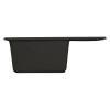 Мойка MIXLINE МЛ-ГМС103 (ML-GMS103) СТАНДАРТ с крылом, черный (308), 570*460*190мм (558116)