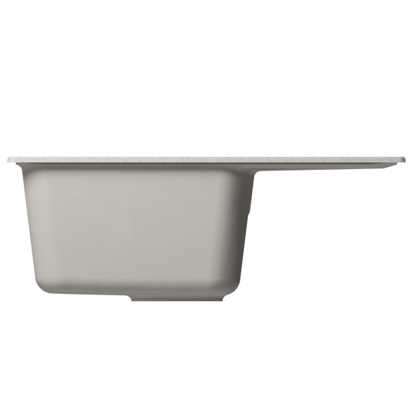 Мойка MIXLINE ML-GM26 С КРЫЛОМ, СЕРАЯ (310), 580*470*190ММ (552079)