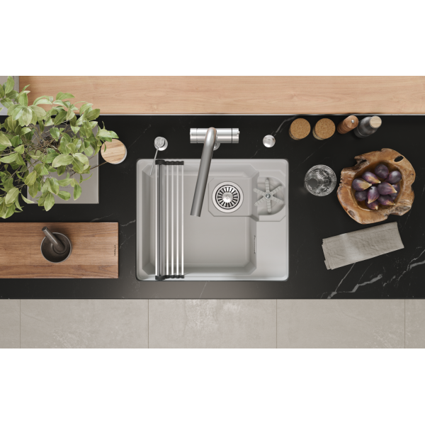 Кухонная мойка GRANULA KITCHEN SPACE RINZER кварц (5505RU, АРКТИК)