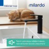 Смеситель для умывальника Milardo Поли (Poli) черный матовый (POLBL00M01)