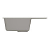 Мойкa MIXLINE МЛ-ГМУ06 (ML-GMU06) УЛЬТРА с крылом, серый камень, 600*420 мм (глуб. чаши 170) (556730)