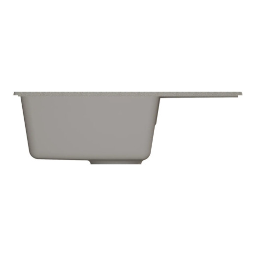 Мойкa MIXLINE МЛ-ГМУ06 (ML-GMU06) УЛЬТРА с крылом, серый камень, 600*420 мм (глуб. чаши 170) (556730)