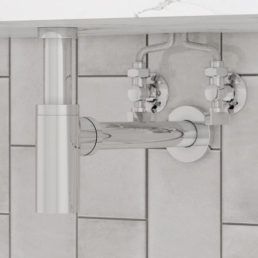Кран угловой IDDIS Optima Home с отражателем, 1/2; 3/4, шаровой, латунь (910B1P1B4CZ)